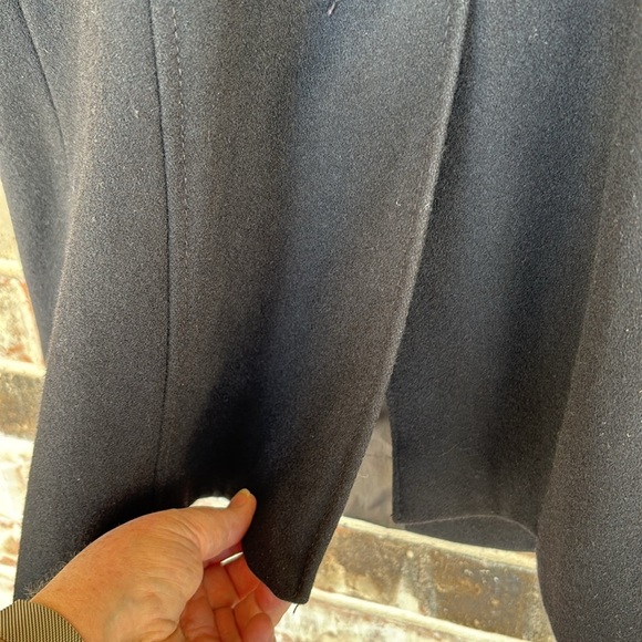 London Fog Elegant Black Pea Coat - Picture 7 of 11